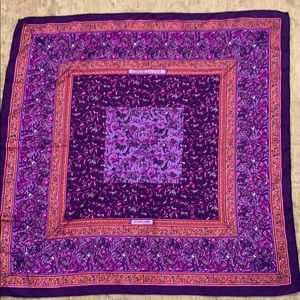 Hermès silk scarf - purple, pink, orange